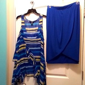 SKIRT AND MATCHING TOP